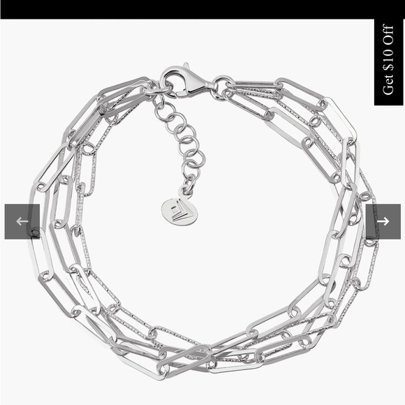 Silpada Graffetta Bracelet Silver Chain Bracelet - Picture 3 of 7